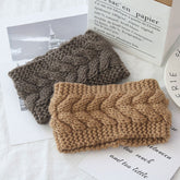 Women's Twist Needle Knitting Female Warm Crochet Wool Headband